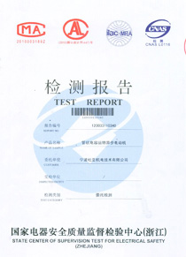 管狀電容運(yùn)轉(zhuǎn)異步電動機(jī)檢測報(bào)告